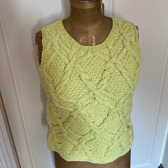 COMPANY by ELLEN TRACEY CHUNKY KNIT SLEEVES SWEATER TOP . - Picture 13 of 13